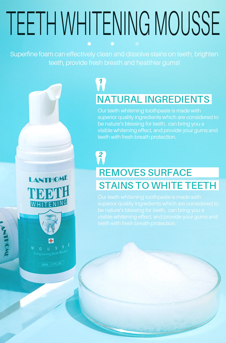 Teeth Whitening Mousse Cleaning